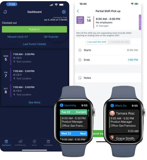 Humanity Schedule mobile