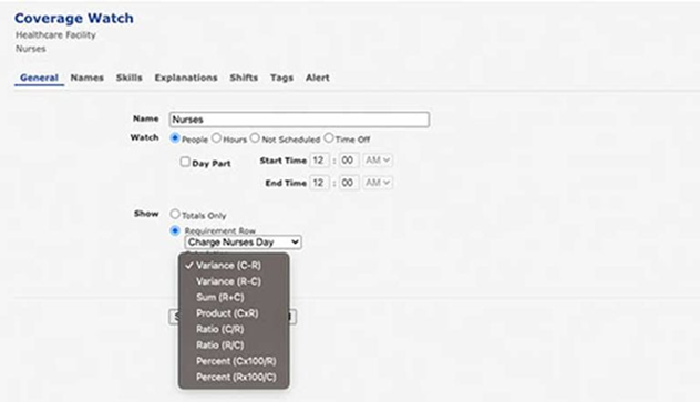 ScheduleAnywhere Feature CustomizeCoverageDisplays