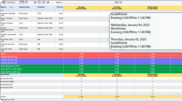 ScheduleAnywhere dashboard