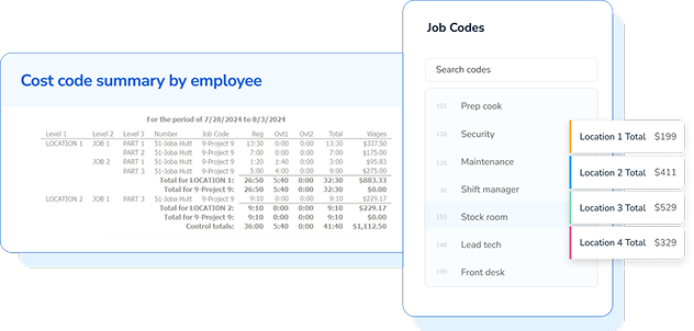 TimeClock Plus Labor tracking and job costing