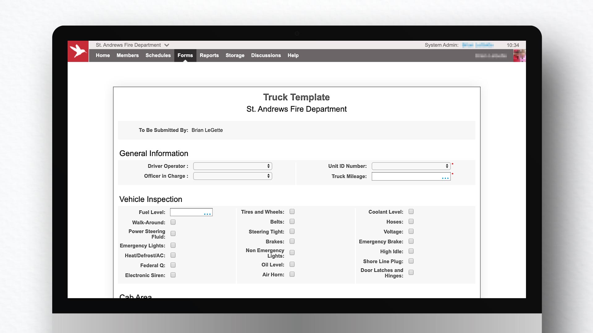 Digital Forms Help St. Andrews Fire Keep Timely Personnel Records