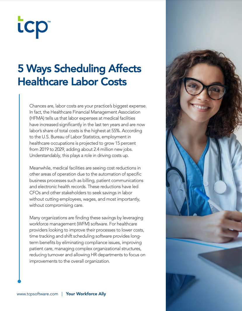 healthcare labor cost