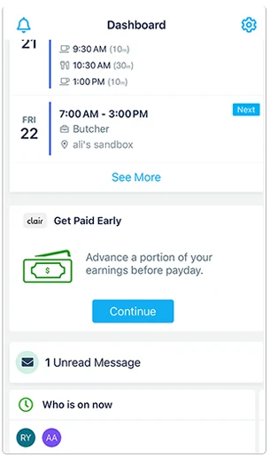 Humanity app landing page