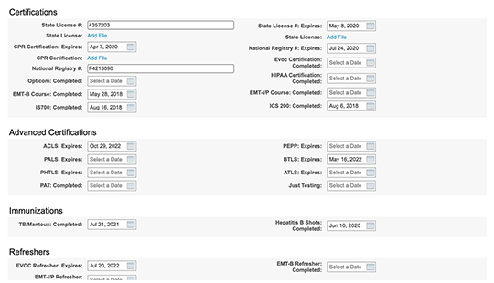 Aladtec Feature LicenseTracking