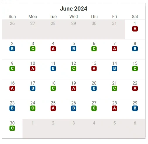 firefighter schedules