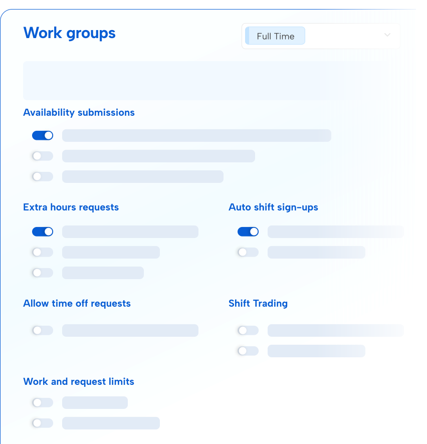Aladtec Main Defining work groups