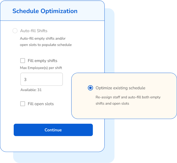 Humanity Schedule Schedule Optimization