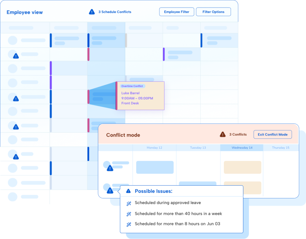 Labor Optimizer Conflict 1