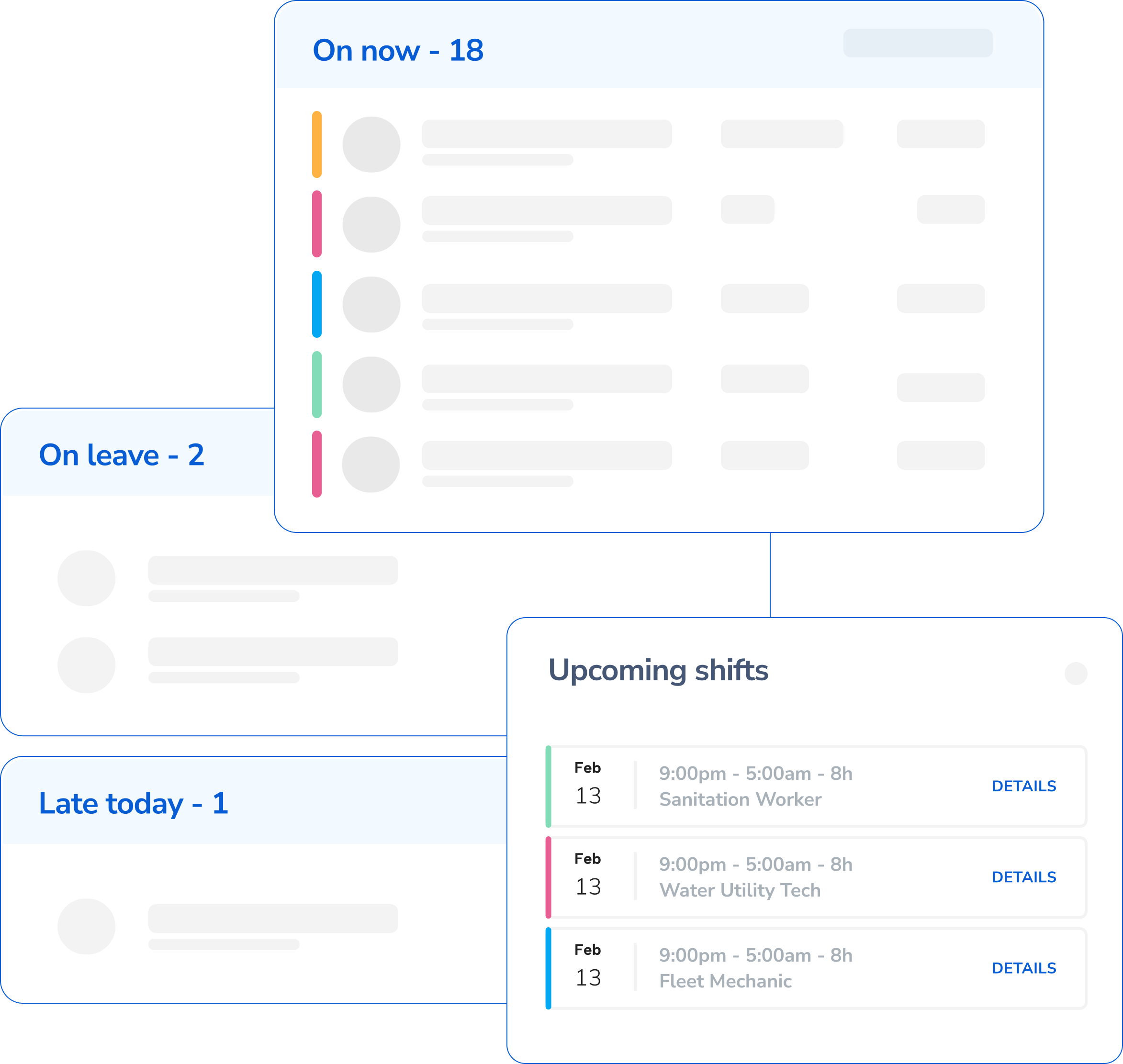 Manager dashboard