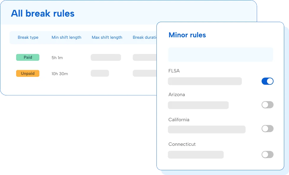 all break rules retail